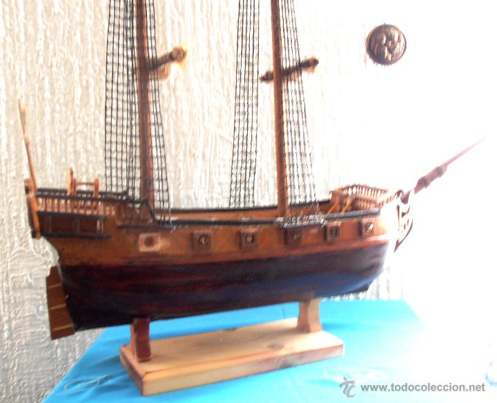 Antig&uuml;edades: VELERO, BARCO, EMBARCACION, BERGANTIN DE MADERA - Foto 7
