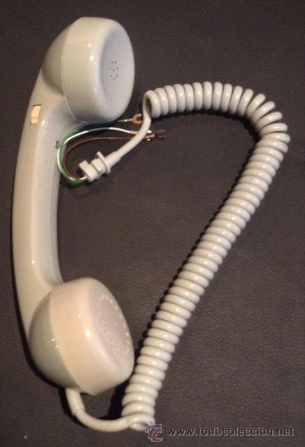 Tel&eacute;fonos: AURICULAR COMPLETO PARA TELEFONO ANTIGUO TELEFONICA CITESA - Foto 1