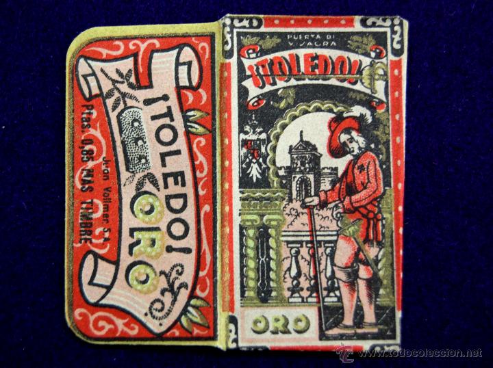 Antig&uuml;edades: HOJA DE AFEITAR ANTIGUA - TOLEDO ORO - SIN USAR - Foto 1