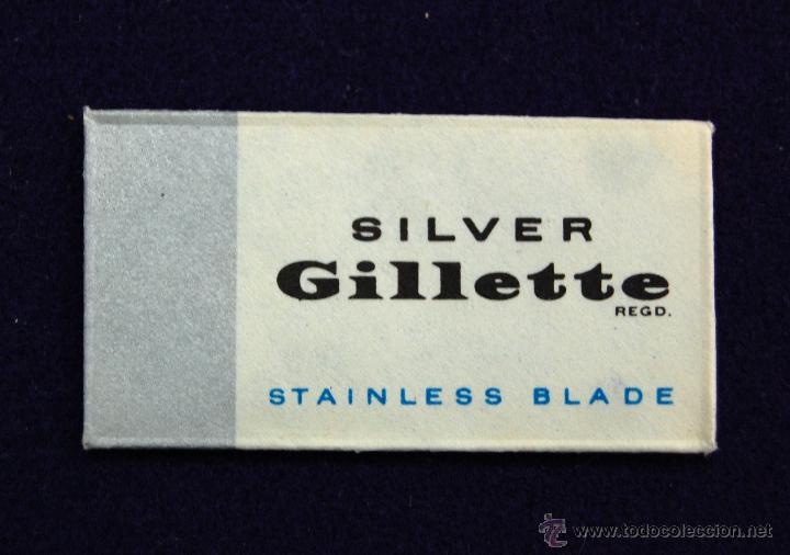 Antig&uuml;edades: HOJA DE AFEITAR ANTIGUA EXTRANJERA - SILVER GILLETTE - SIN USAR - Foto 1
