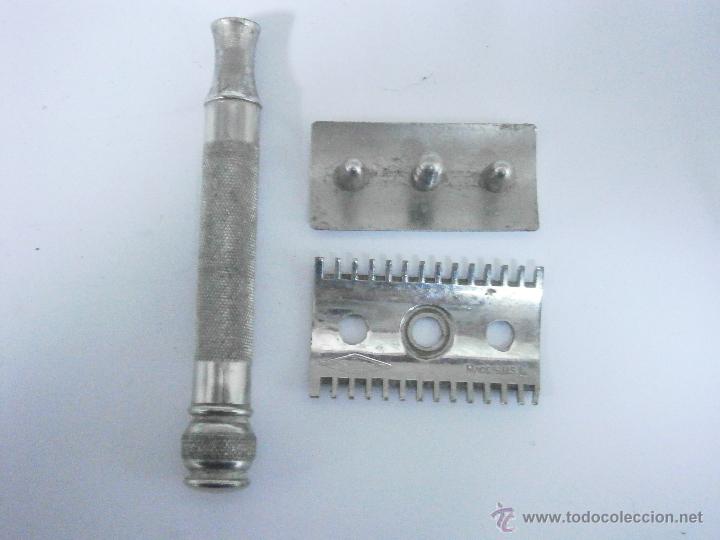 Antig&uuml;edades: Set de maquinilla de afeitar Gillette Cesar en caja original completa - Foto 2