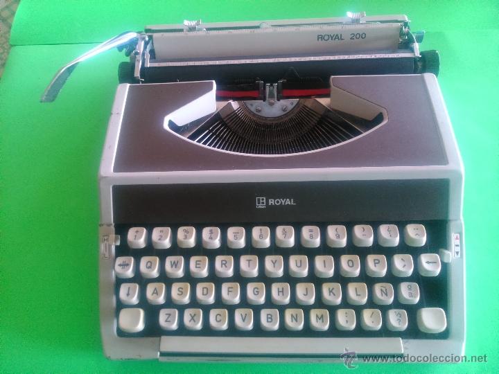 Antig&uuml;edades: M&Aacute;QUINA DE ESCRIBIR ROYAL 200 - Foto 4