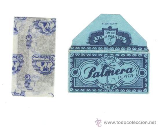 Antig&uuml;edades: Sobre + cuchilla de afeitar ** LA PALMERA ** N&ordm; 40 - Foto 1