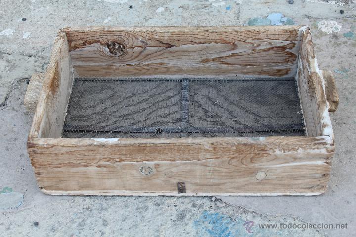 Antig&uuml;edades: GARBILLO ANTIGUO, CEDAZO O CRIBA DE CARPINTERO - Foto 1