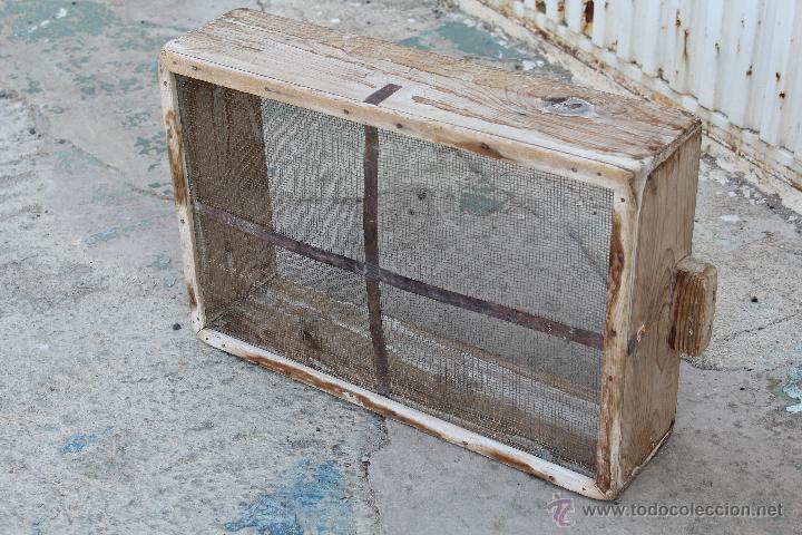 Antig&uuml;edades: GARBILLO ANTIGUO, CEDAZO O CRIBA DE CARPINTERO - Foto 3