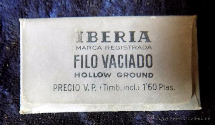 Antig&uuml;edades: LOTE 3 HOJAS DE AFEITAR IBERIA - Foto 2
