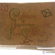 Antigüedades: CATALOGUE OF JAPANESE FLOOR COVERIN-CATALOGO TEXTIL JAPONES MAS DE 500 PATRONES- EPOCA MODERNISTA