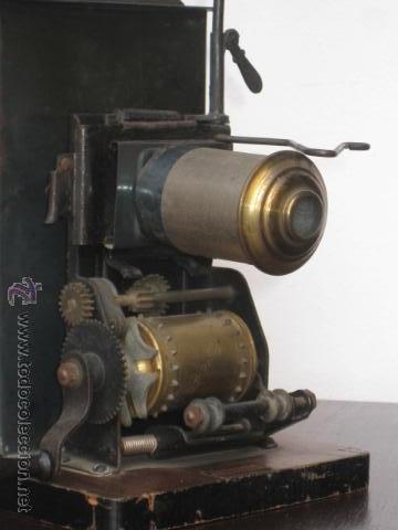 Antig&uuml;edades: LINTERNA MAGICA Y PROYECTOR DE CINE BING, NUREMBERG, PPIOS 1900 - Foto 9