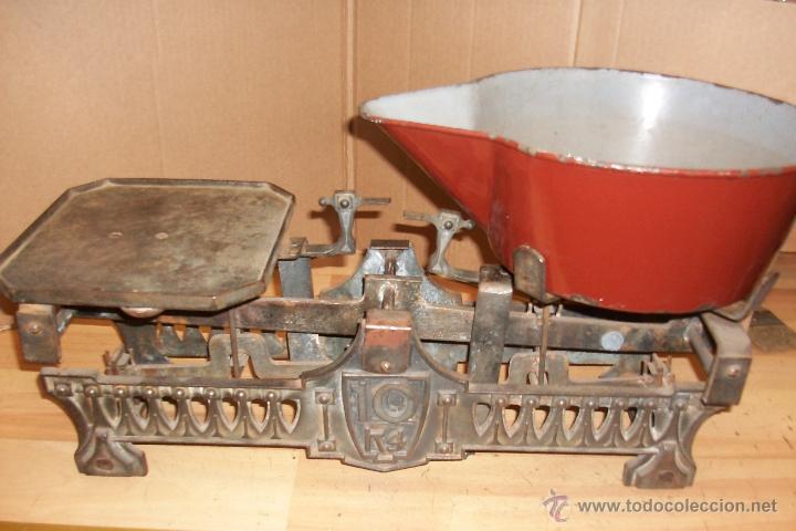 Antig&uuml;edades: BALANZA DE 10 KG - Foto 2