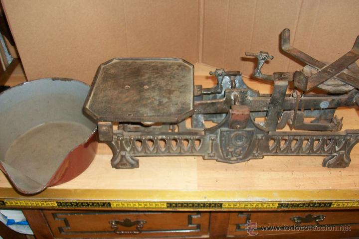 Antig&uuml;edades: BALANZA DE 10 KG - Foto 5