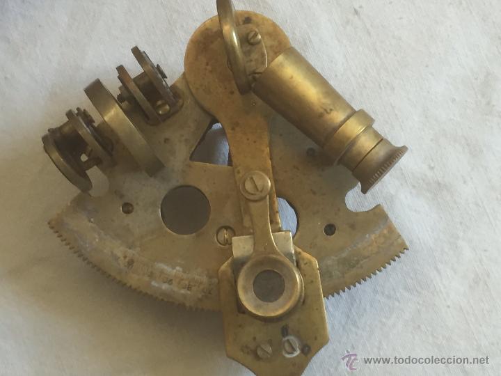 Antig&uuml;edades: caja con instrumentos de navegacion - Foto 4