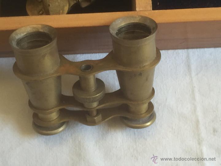 Antig&uuml;edades: caja con instrumentos de navegacion - Foto 7