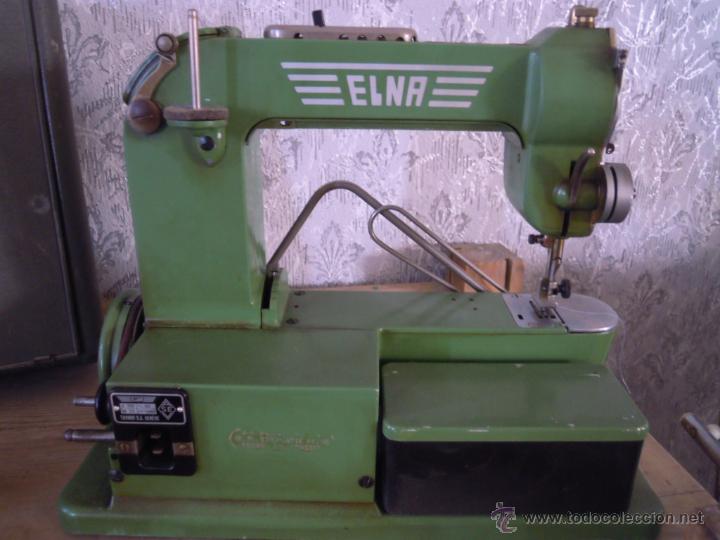 Antig&uuml;edades: M&Aacute;QUINA COSER ELNA. COMPLETA.NO FUNCIONA - Foto 11