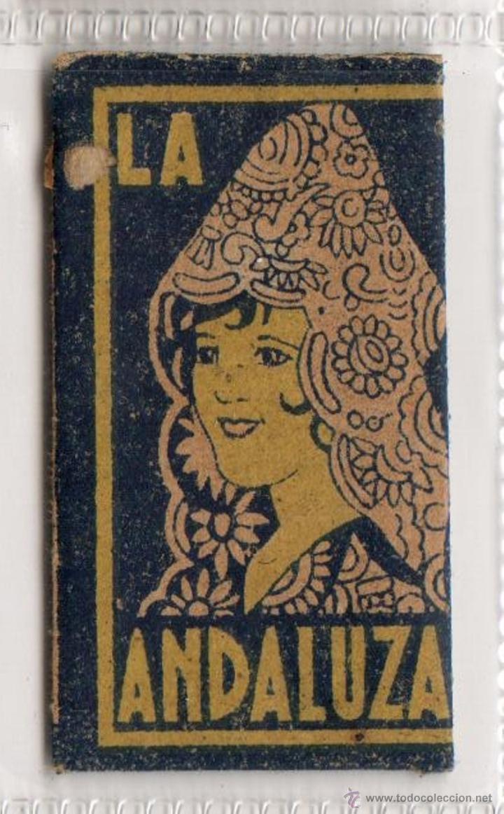 Antig&uuml;edades: Hoja de afeitar - LA ANDALUZA con cuchilla - Foto 1