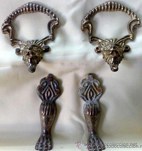 Antig&uuml;edades: HERRAJES ANTIGUOS PARA MUEBLE. - Foto 10