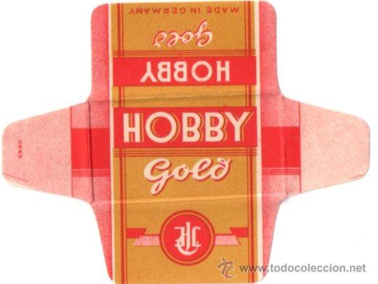 Antig&uuml;edades: HOJA DE AFEITAR. HOBBY GOLD. RAZOR BLADE. - Foto 1