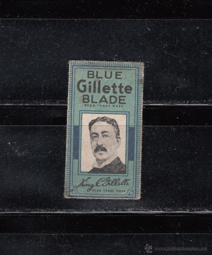 Antig&uuml;edades: CUCHILLA DE AFEITAR MARCA BLUE GILLETE BLADE - Foto 1