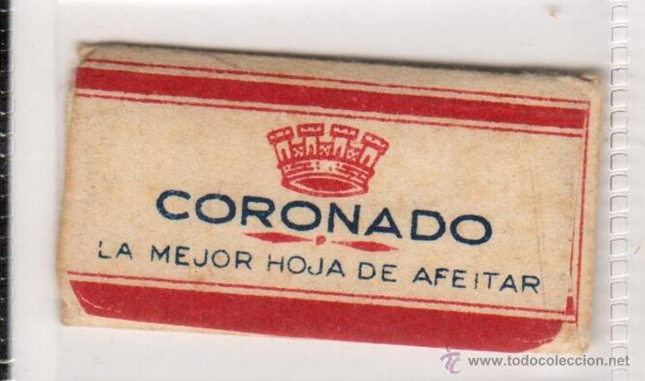 Antig&uuml;edades: Hoja de afeitar - Coronado con cuchilla - Foto 2
