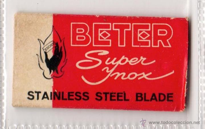 Antig&uuml;edades: Hoja de afeitar - Beter Super Ynox con cuchilla - Foto 1