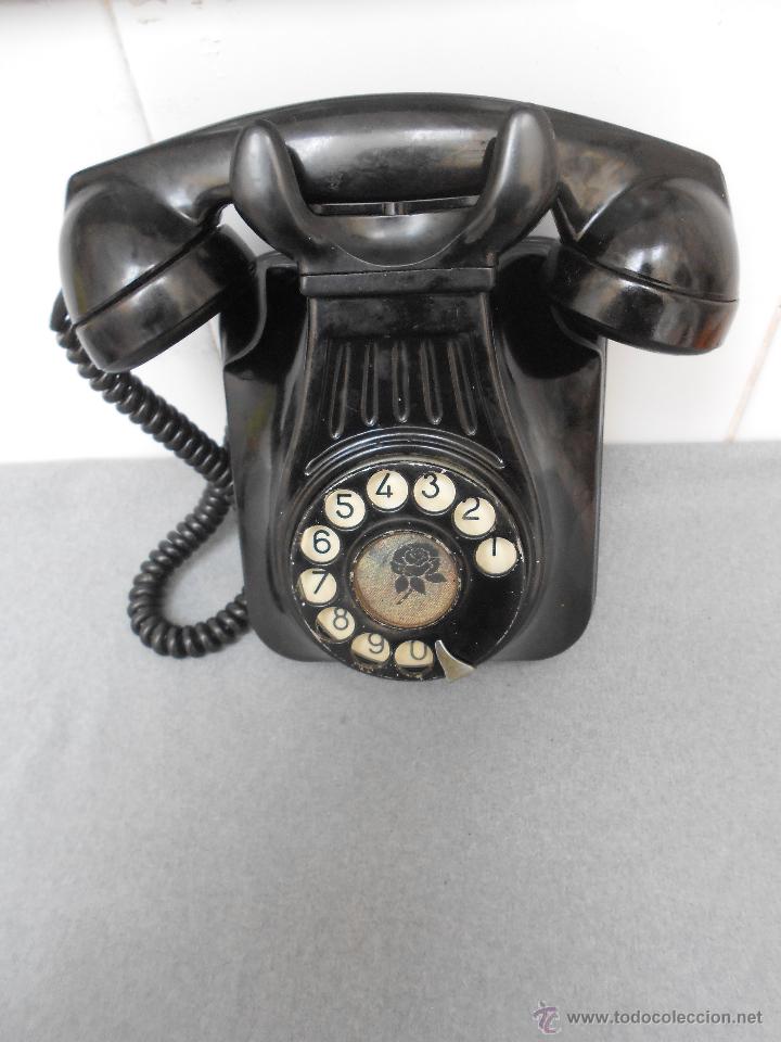Tel&eacute;fonos: TELEFONO DE BAQUELITA PARA PARED - Foto 1