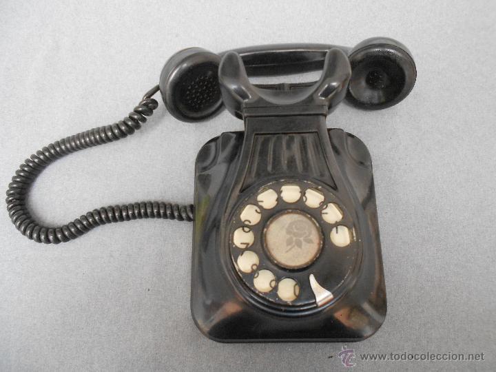 Tel&eacute;fonos: TELEFONO DE BAQUELITA PARA PARED - Foto 3