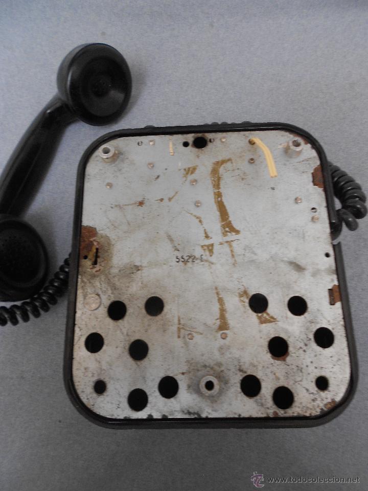 Tel&eacute;fonos: TELEFONO DE BAQUELITA PARA PARED - Foto 5