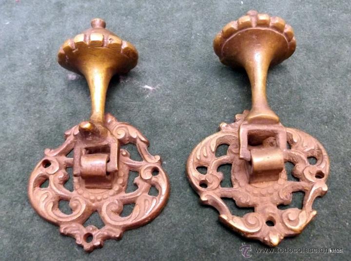 Antig&uuml;edades: TIRADORES  BRONCE - Foto 2