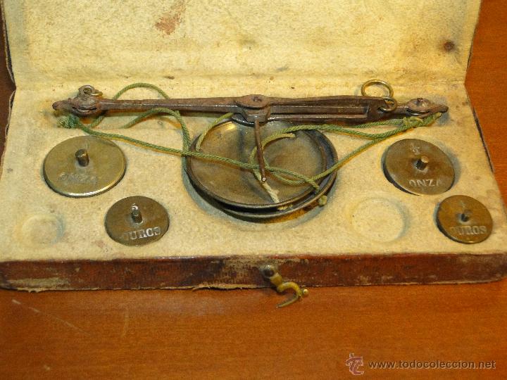Antig&uuml;edades: ANTIGUA BALANZA DE PRECISI&Oacute;N . -SIGLO IXX - Foto 2
