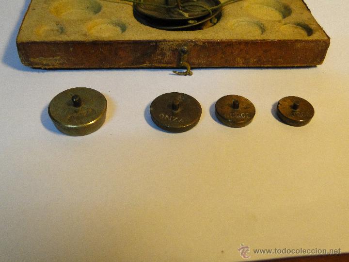 Antig&uuml;edades: ANTIGUA BALANZA DE PRECISI&Oacute;N . -SIGLO IXX - Foto 3