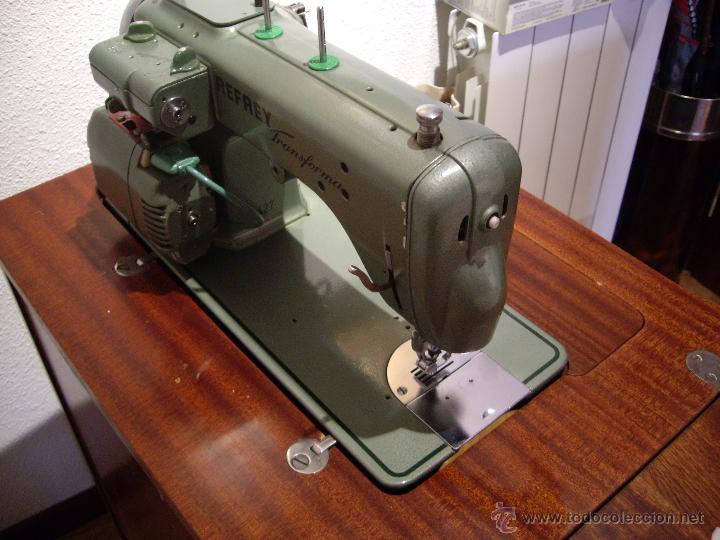 Antig&uuml;edades: MAQUINA DE COSER REFREY CL-427 - Foto 3