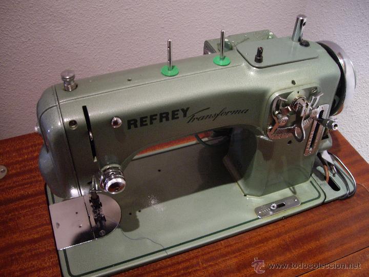 Antig&uuml;edades: MAQUINA DE COSER REFREY CL-427 - Foto 5