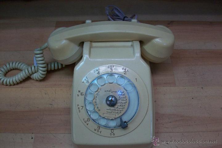 Tel&eacute;fonos: ANTIGUO TELEFONO FRANCES UTILIZADO EN ARGELIA-FUNCIONA - Foto 1