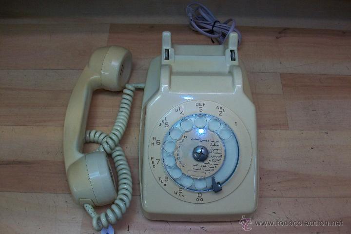 Tel&eacute;fonos: ANTIGUO TELEFONO FRANCES UTILIZADO EN ARGELIA-FUNCIONA - Foto 2