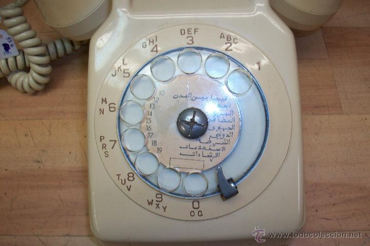 Tel&eacute;fonos: ANTIGUO TELEFONO FRANCES UTILIZADO EN ARGELIA-FUNCIONA - Foto 5