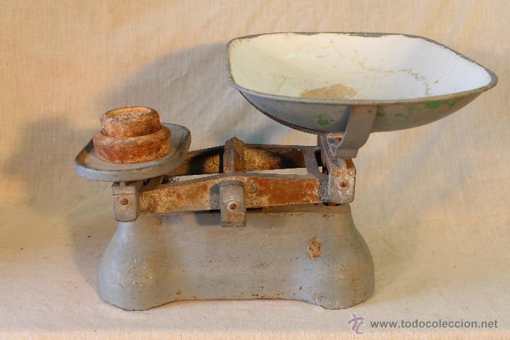 Antig&uuml;edades: BALANZA ANTIGUA - Foto 2