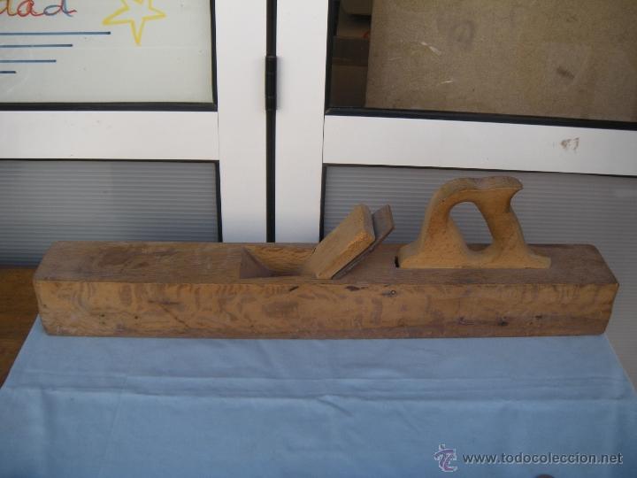 Antig&uuml;edades: ANTIGUA GARLOPA CEPILLO DE CARPINTERO CASTILLO - Foto 5