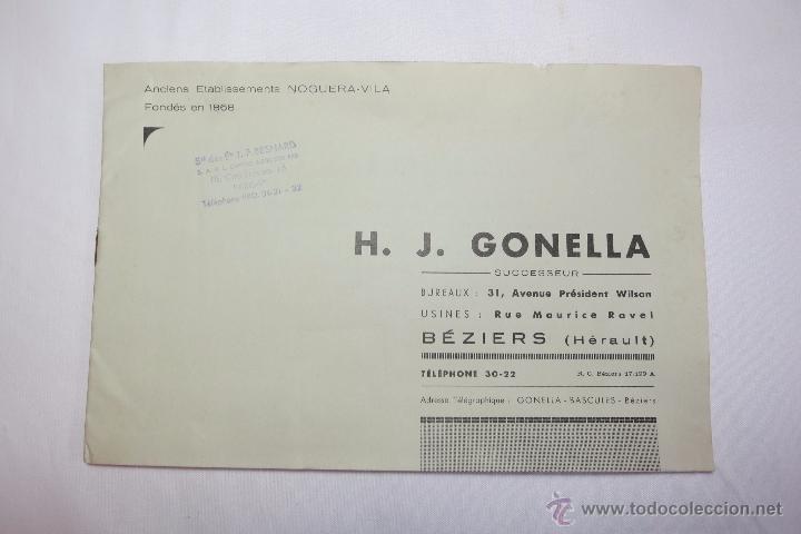 Antig&uuml;edades: Basculas Gonella catalogo de 1950 - Foto 2