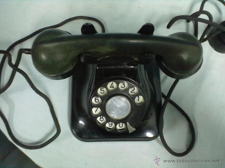Tel&eacute;fonos: TELEFONO BAQUELITA TELEFONICA - Foto 2