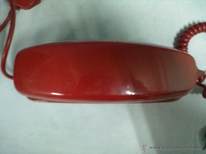 Tel&eacute;fonos: VINTAGE TELEFONO ROJO GONDOLA. - Foto 2