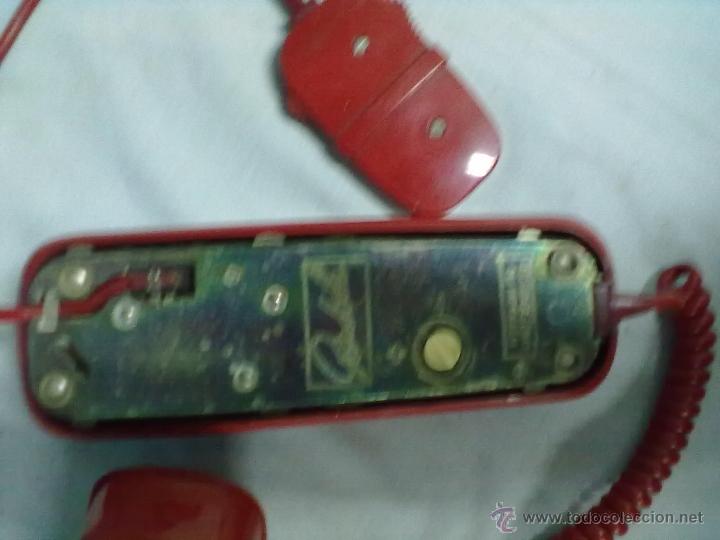 Tel&eacute;fonos: VINTAGE TELEFONO ROJO GONDOLA. - Foto 8