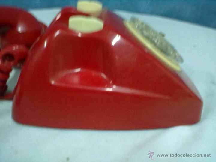 Tel&eacute;fonos: VINTAGE TELEFONO ROJO - Foto 6