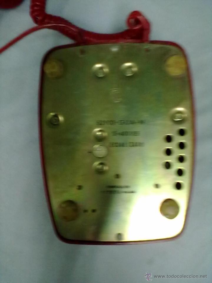 Tel&eacute;fonos: VINTAGE TELEFONO ROJO - Foto 7