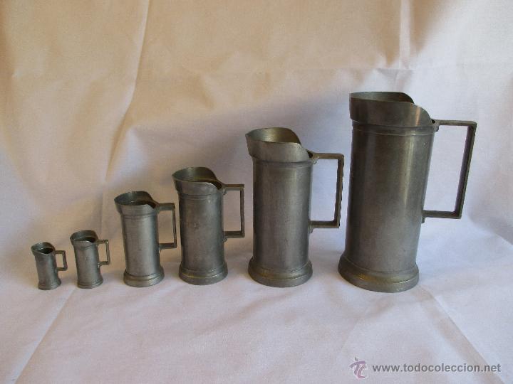 Antig&uuml;edades: medidas de esta&ntilde;o para liquidos Francia - Foto 2