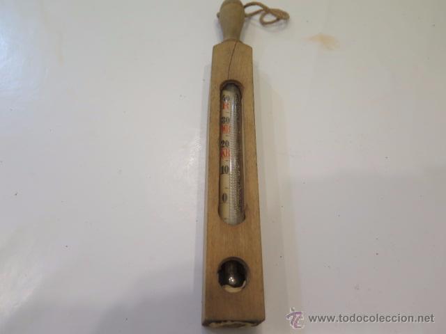Antig&uuml;edades: Term&oacute;metro de ba&ntilde;o. 25 cm. Funciona - Foto 1