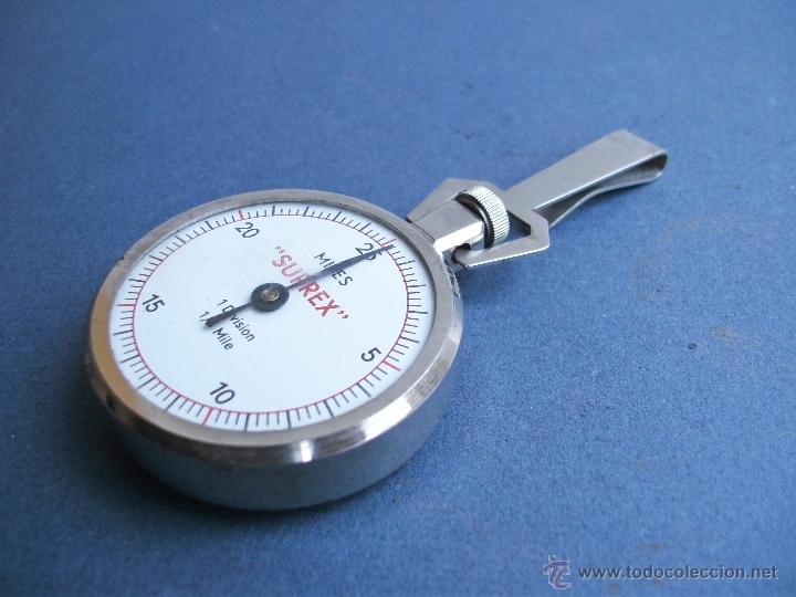Antig&uuml;edades: podometro suprex, en millas (funcionando, 4,5cm aprox de diametro) - Foto 2
