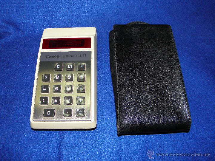Antig&uuml;edades: CALCULADORA CANON PALMTRONIC LE-81 - Foto 1