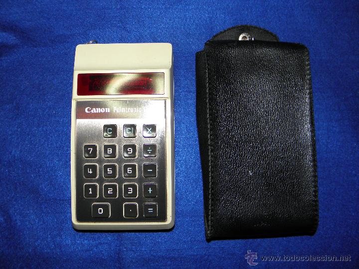 Antig&uuml;edades: CALCULADORA CANON PALMTRONIC LE-81 - Foto 2