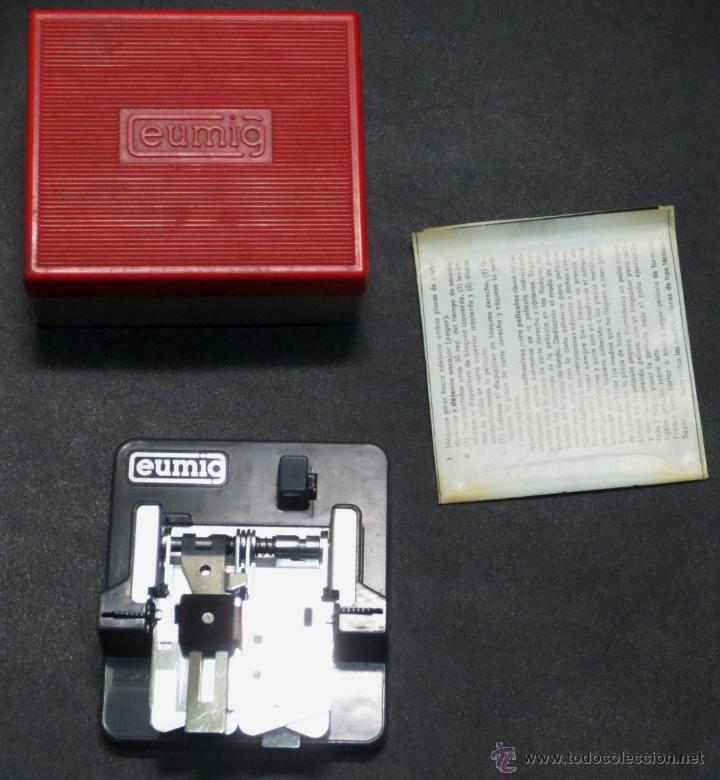 Antig&uuml;edades: EMPALMADORA MARCA EUMIG SUPER 8 EN CAJA CON INSTRUCCIONES - Foto 1