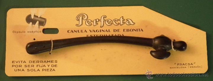 Antig&uuml;edades: C&Aacute;NULA VAGINAL DE EBONITA ESTERILIZADA - Foto 2
