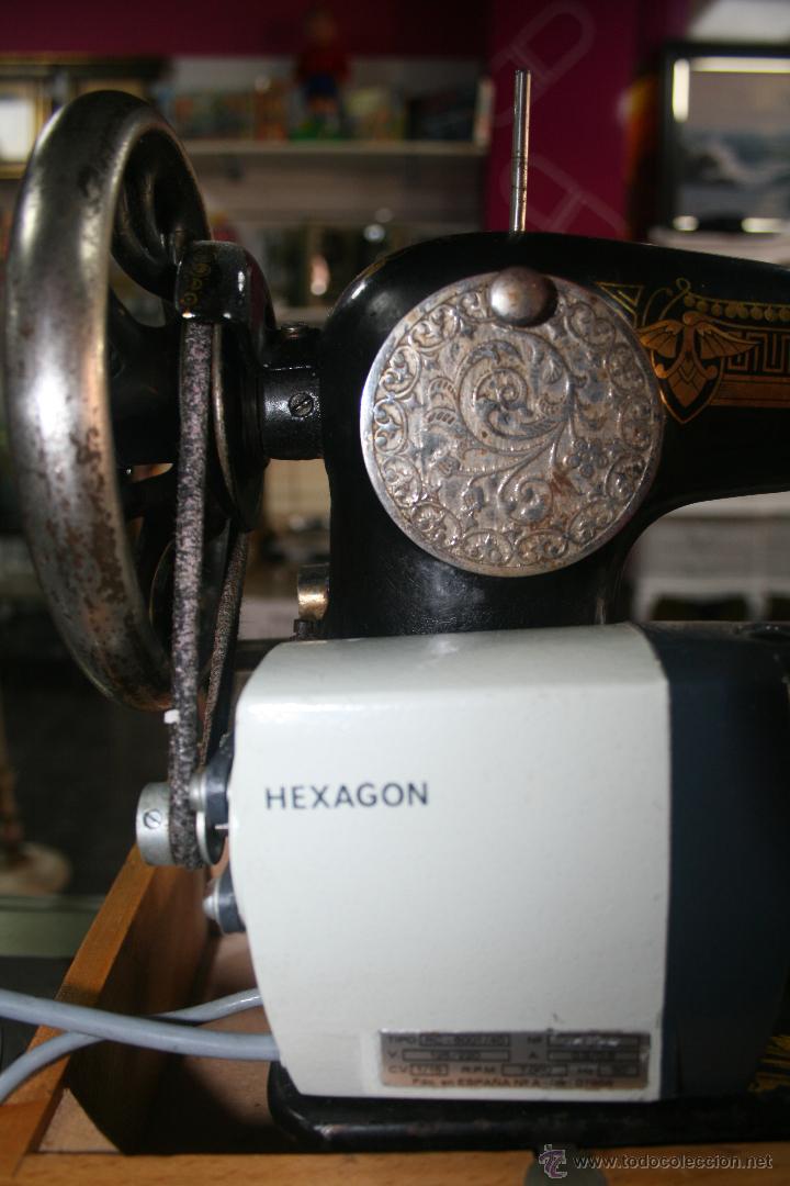 Antig&uuml;edades: M&Aacute;QUINA DE COSER SINGER - Foto 3